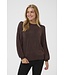 Kaffe Kaffe Regina Pleat Pullover Black Coffee