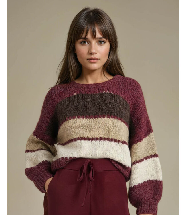 Fos Amsterdam Raya Pull Bordeaux