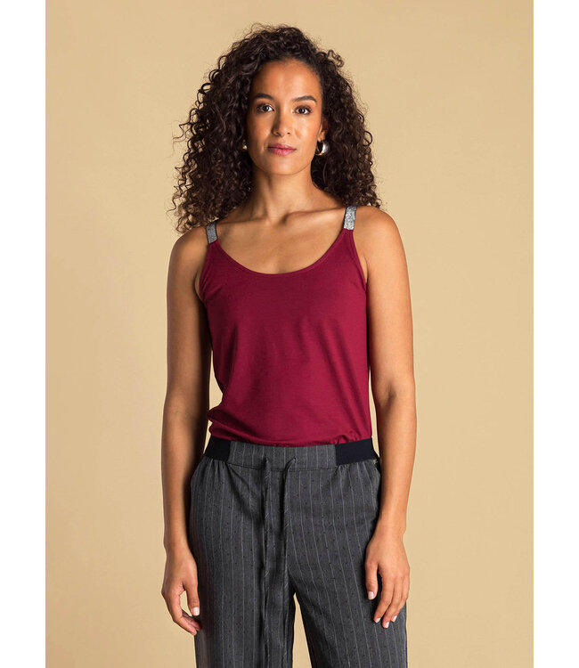 Ivy Beau Ayla Top Dark Red
