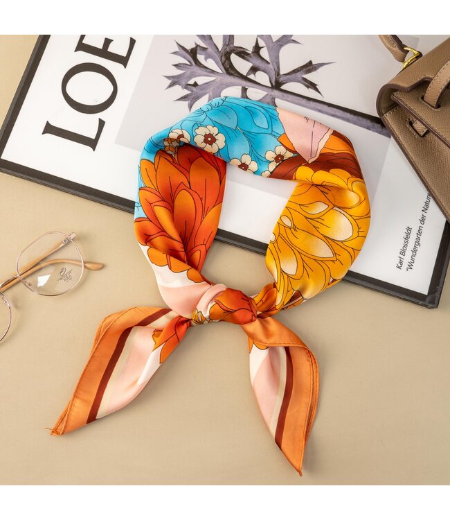 Trend Scarf Happy Flower