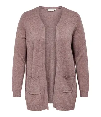 Only Carmakoma Only Carmakoma Esly Cardigan Rose Brown