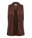 Only Carmakoma Leah Waistcoat Shaved Chocolate