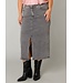 Yest Curve Faith Skirt Grey Denim