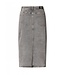 Yest Curve Faith Skirt Grey Denim