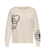 Only Carmakoma Petra Flower Knit Pullover