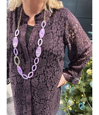 Ketting  Lila Long