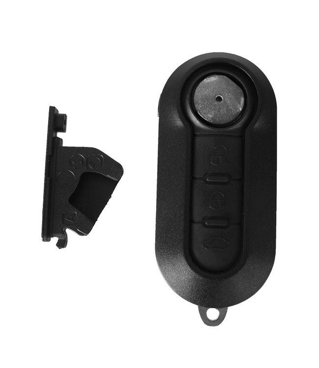 Autosleutelbehuizing - sleutelbehuizing auto - sleutelhoes - Autosleutel - Geschikt voor: Fiat