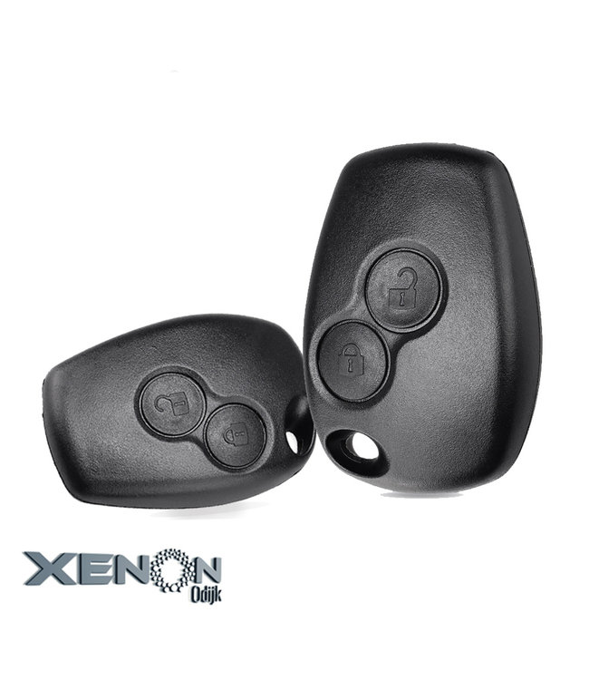 XEOD Autosleutelbehuizing - sleutelbehuizing auto - sleutelhoes - Autosleutel - Geschikt voor: Renault en Dacia