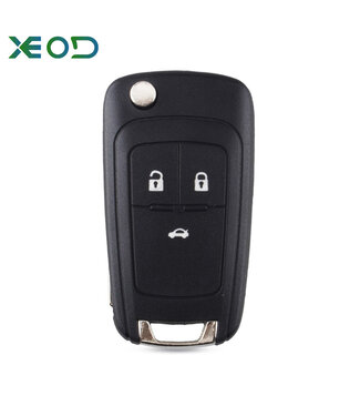 XEOD Klap sleutelbehuizing 3-knops Geschikt voor: Opel / Chevrolet