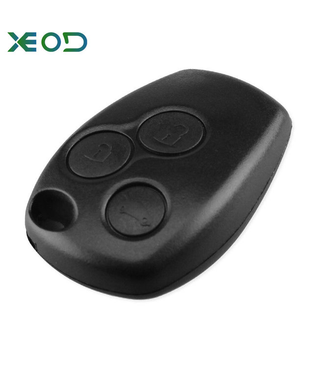 XEOD Autosleutelbehuizing - sleutelbehuizing auto - sleutel - Autosleutel / Geschikt voor: Renault & Dacia 3 knops