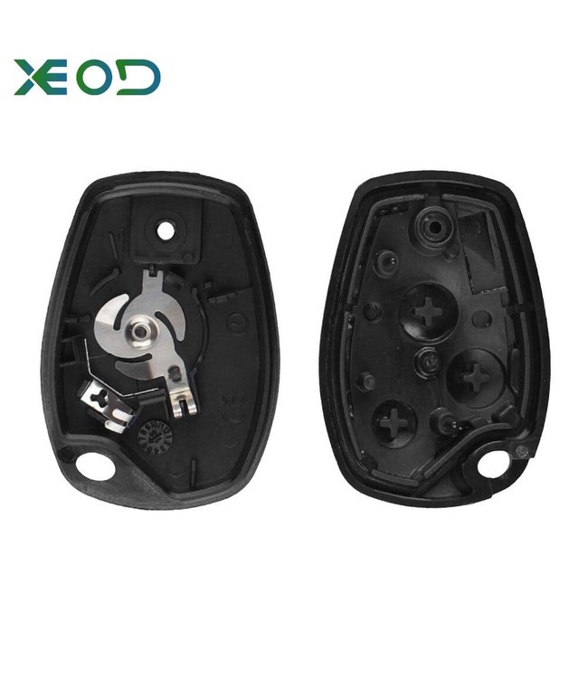 XEOD Autosleutelbehuizing - sleutelbehuizing auto - sleutel - Autosleutel / Geschikt voor: Renault & Dacia 3 knops