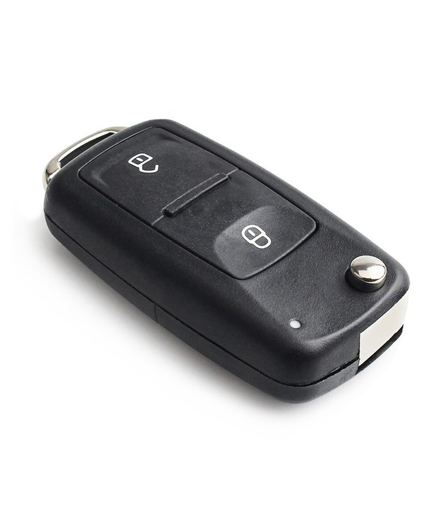 XEOD Autosleutelbehuizing - sleutelbehuizing auto - sleutel - Autosleutel Geschikt voor: Volkswagen / Seat / Skoda 2 knops