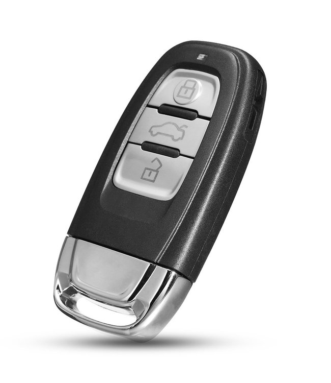 XEOD Autosleutelbehuizing - sleutelbehuizing auto - sleutel - Autosleutel / 3-Knops geschikt voor Audi
