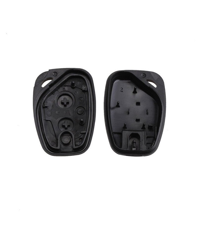 XEOD Autosleutelbehuizing - sleutelbehuizing auto - sleutel - Autosleutel - Geschikt voor: Renault 2 knops