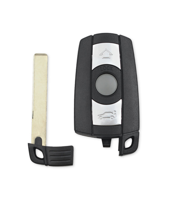 XEOD Autosleutelbehuizing - sleutelbehuizing auto - sleutel - Autosleutel / Geschikt voor: BMW 3 knops