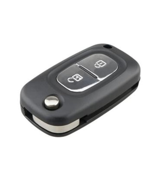 XEOD Autosleutelbehuizing - sleutelbehuizing auto - sleutel - Autosleutel / Passend voor Renault 2 knops