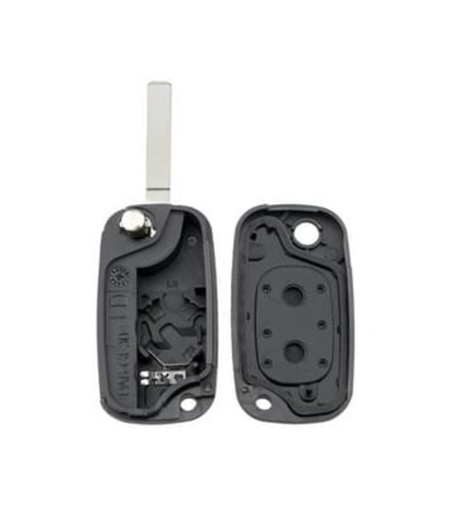 XEOD Autosleutelbehuizing - sleutelbehuizing auto - sleutel - Autosleutel / Passend voor Renault 2 knops