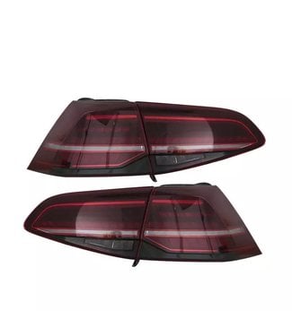 XEOD Dynamische LED Achterlichten set passend voor Golf 7