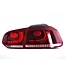XEOD Golf 6 R20 Look Full LED Achterlichten | Cherry Red | Dynamische Richtingaanwijzers