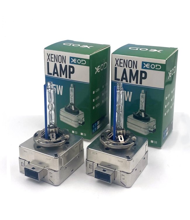 XEOD - Xenon D8S Vervangingslamp - Met E-Keur  – Voertuig Verlichting – Auto – Dimlicht & Grootlicht - 6000K 25W