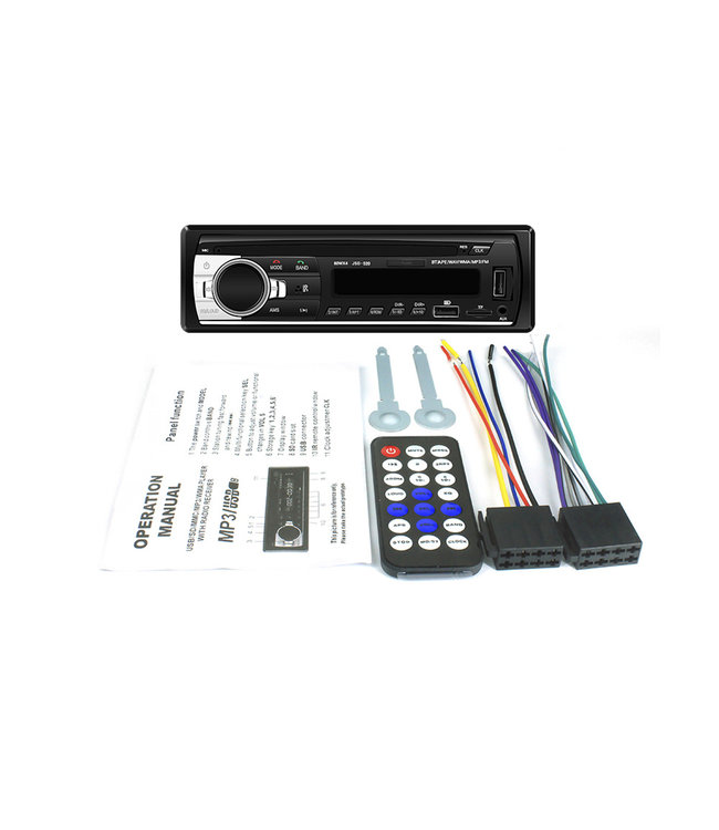 PROKING Autoradio - FM Radio - Bluetooth radio - Met Dubbele USB-poort - Voor alle Auto’s - Inclusief AUX - Handsfree bellen - Inclusief montageframe