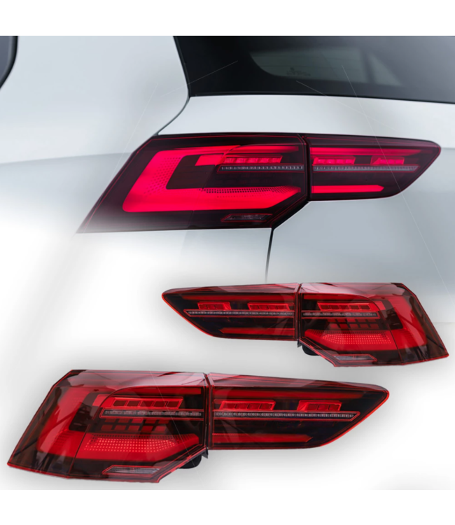 LED Achterlichten set geschikt voor Golf 8