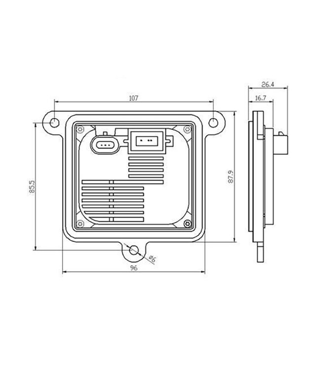 Vervanger voor A71177E00DG ballast