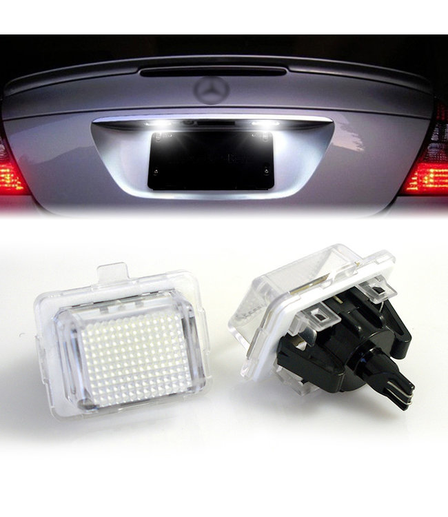 XEOD LED Kentekenverlichting - Kenteken verlichting - Geschikt voor Mercedes W204 & W207 - Canbus - 2 stuks 6000K