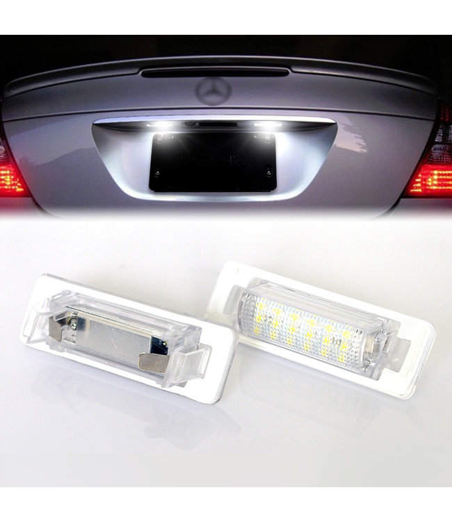 XEOD LED Kentekenverlichting - Kenteken verlichting - Geschikt voor Mercedes W210 - Canbus - 2 stuks 6000K