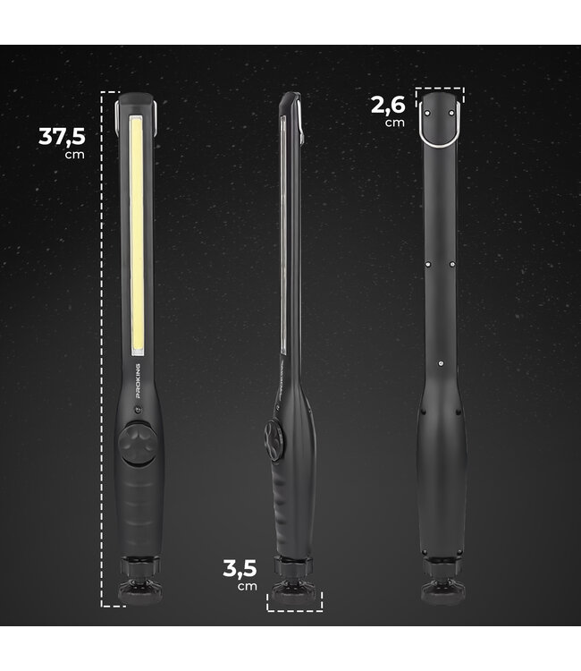 PROKING Professionele COB LED Werklamp - Werk Lamp - Looplamp - Oplaadbaar - 700 Lumen