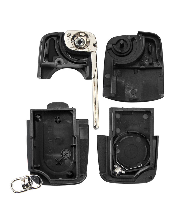 XEOD Autosleutelbehuizing - sleutelbehuizing auto - sleutel - Autosleutel / Audi 3 knops
