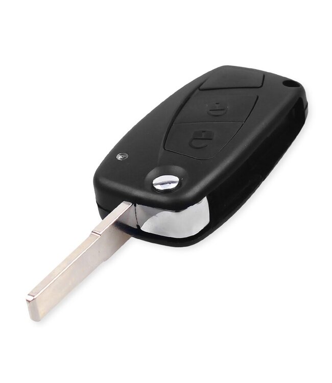 XEOD Autosleutelbehuizing - sleutelbehuizing auto - sleutel - Autosleutel / Geschikt voor: Fiat 3 knops