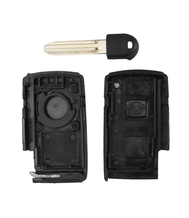 XEOD Autosleutelbehuizing - sleutelbehuizing auto - sleutel - Autosleutel / Geschikt voor: Toyota 2 Knops smart key