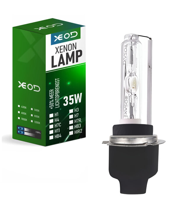 XEOD Xenon Vervangingslamp - H7 Xenon lampen – Auto Verlichting Lamp – Dimlicht en Grootlicht - 1 stuks – 35W – 12V