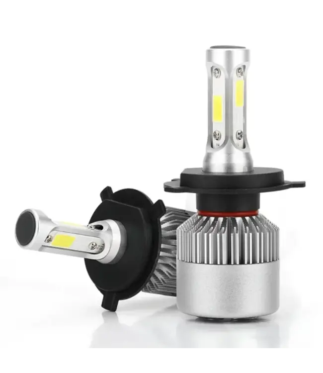 XEOD H4 S2 LED lampen – Auto Verlichting Lamp – Dimlicht en Grootlicht - 2 stuks – 12V