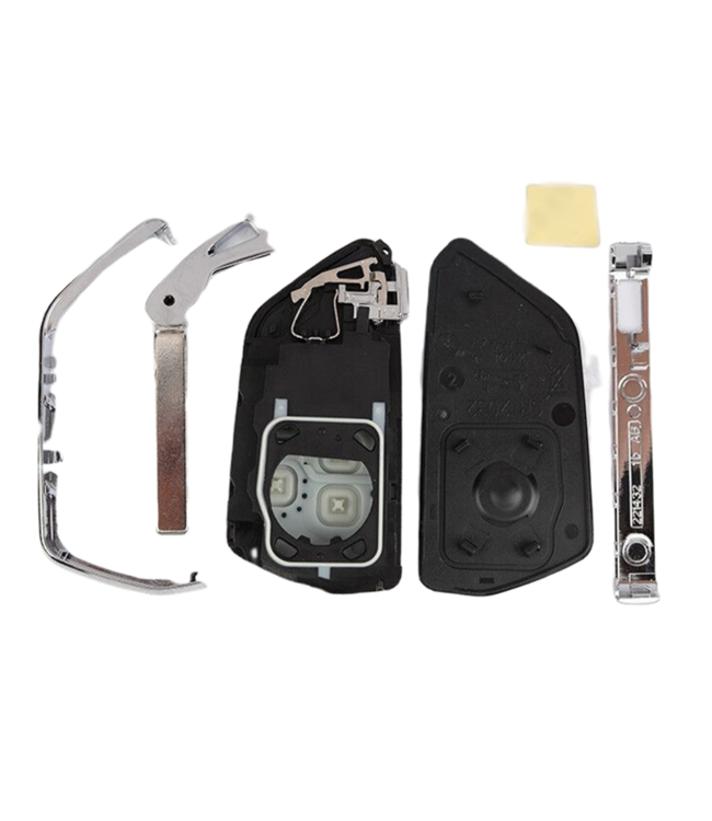 XEOD Autosleutelbehuizing - sleutelbehuizing auto - sleutel - Autosleutel / Geschikt voor Volkswagen Golf 8