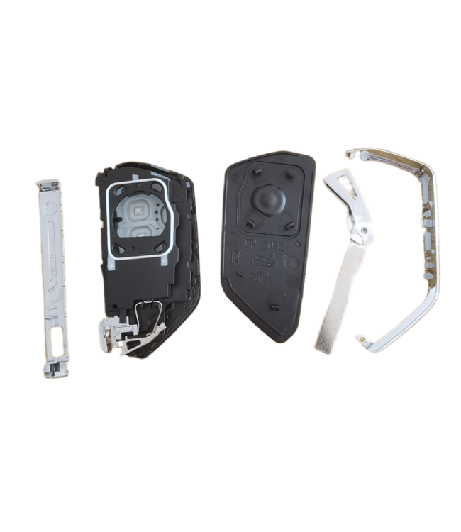 XEOD Autosleutelbehuizing - sleutelbehuizing auto - sleutel - Autosleutel / Geschikt voor Volkswagen Golf 8