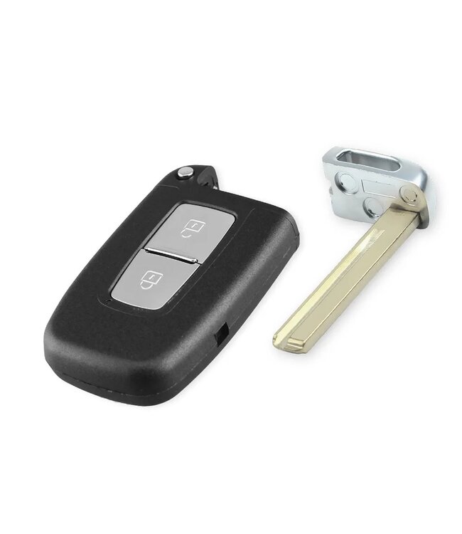 Autosleutelbehuizing - sleutelbehuizing auto - sleutel - Autosleutel 2 knops geschikt voor Hyundai en Kia