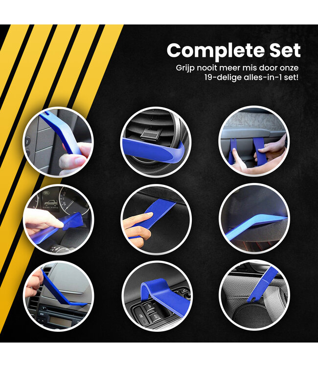 PROKING Deurpaneel Verwijderaar – Dashboard Verwijderaar – Auto Trim Verwijdering – Verwijder Tool Set – Krasvrij Te Gebruiken