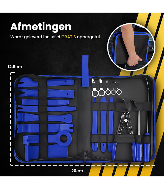 PROKING Deurpaneel Verwijderaar – Dashboard Verwijderaar – Auto Trim Verwijdering – Verwijder Tool Set – Krasvrij Te Gebruiken