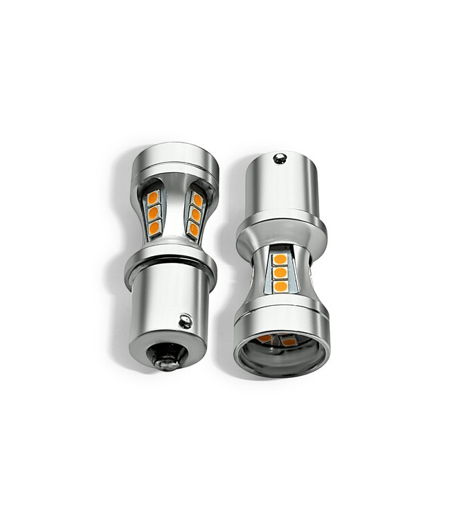 XEOD Pro Line Lampen set – P21W 1156 LED – 6000K Oranje canbus – 2 stuks