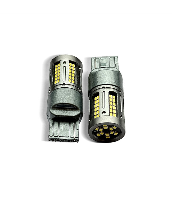 XEOD Xtreme T20 / W21W / 7440 - LED Duplo Lampen - Autolampen - Dagrijverlichting - Achterlichten - Stadslicht - Remlicht - LED - Canbus - Autolampen - 6000K Helder Wit - 12V - 2 Stuks
