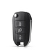 XEOD 3-knops klapsleutel Geschikt voor: Citroen / Peugeot VA2