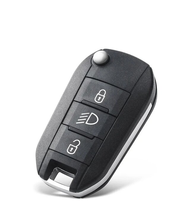 XEOD Autosleutelbehuizing - sleutelbehuizing auto - sleutel - Autosleutel / Geschikt voor: Peugeot / Citroen 3 knops VA2