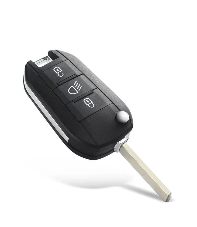XEOD Autosleutelbehuizing - sleutelbehuizing auto - sleutel - Autosleutel / Geschikt voor: Peugeot / Citroen 3 knops VA2