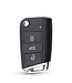 XEOD Sleutelbehuizing Geschikt voor Volkswagen, Seat & Skoda