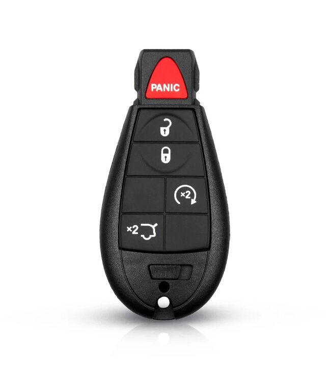 XEOD Autosleutelbehuizing - sleutelbehuizing auto - sleutel - Autosleutel / Geschikt voor: Dodge 3 knops & panic knop