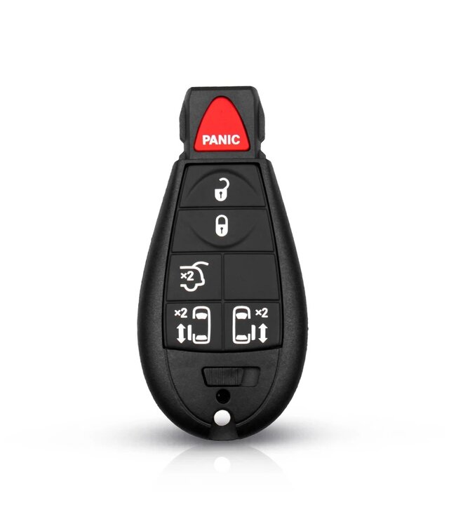 XEOD Autosleutelbehuizing - sleutelbehuizing auto - sleutel - Autosleutel / Geschikt voor: Dodge 5 knops & panic knop