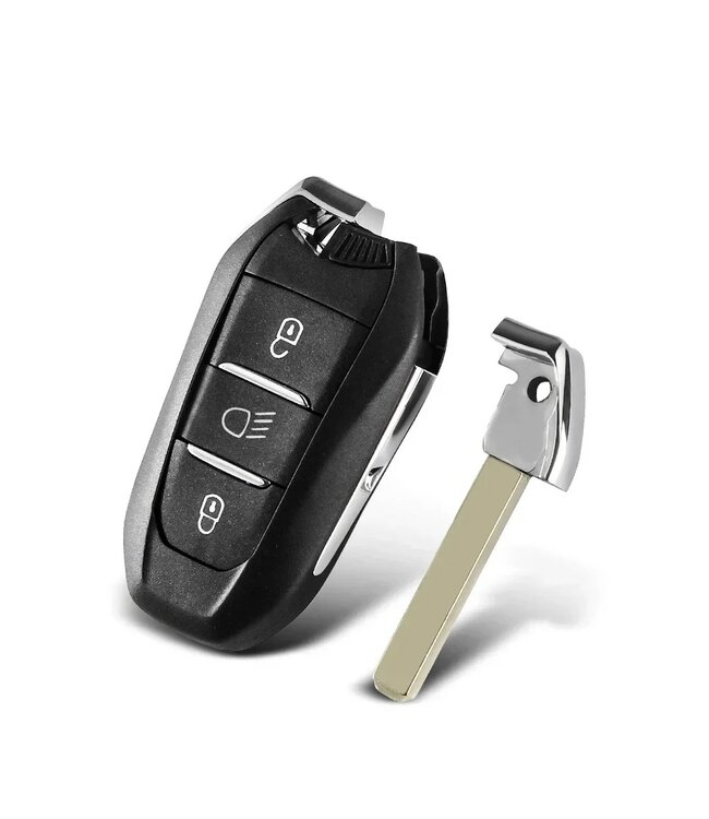 XEOD Smart Autosleutelbehuizing - sleutelbehuizing auto - sleutel - Autosleutel / Geschikt voor: Peugeot / Citroen 3 knops VA2