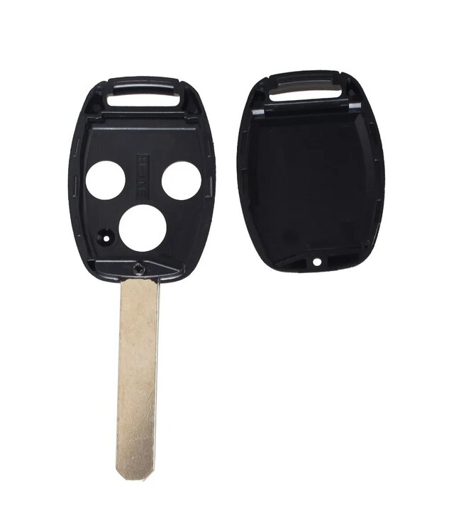 XEOD Autosleutelbehuizing - sleutelbehuizing auto - sleutel - Autosleutel / Geschikt voor: Honda 3 knops